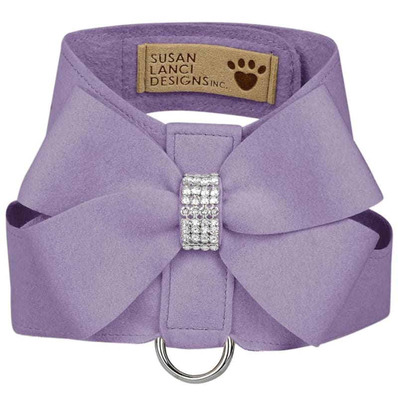 Nouveau Bow Ultrasuede Tinkie Harness Pet Collars & Harnesses MORE COLOR OPTIONS