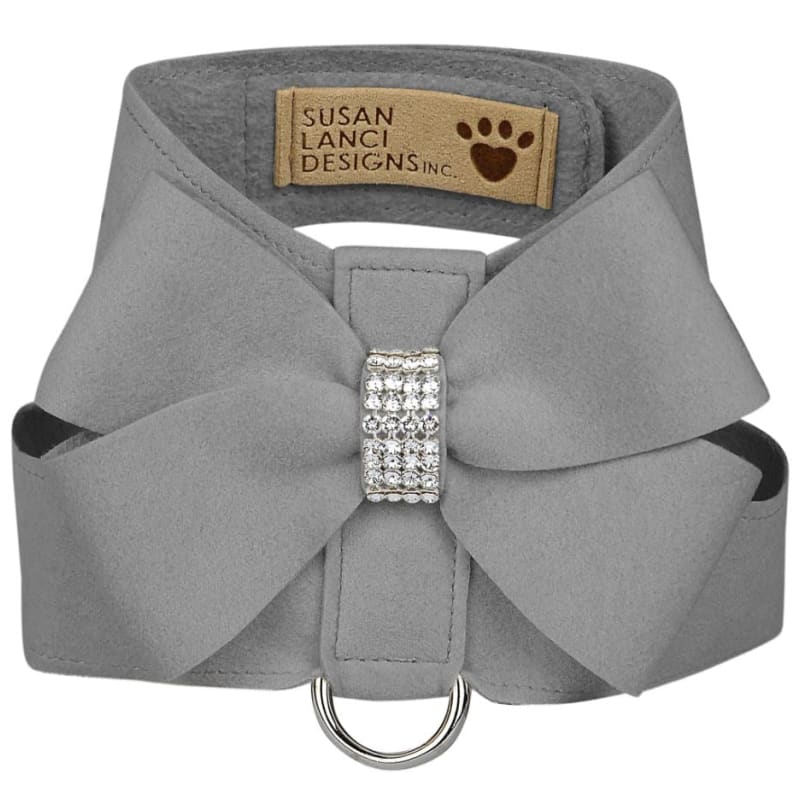 Nouveau Bow Ultrasuede Tinkie Harness Pet Collars & Harnesses MORE COLOR OPTIONS
