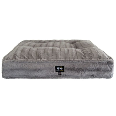Sicilian Rectangle Bed in Natural Grey Dog Beds BEDS, bolster dog beds, NEW ARRIVAL, rectangle dog beds