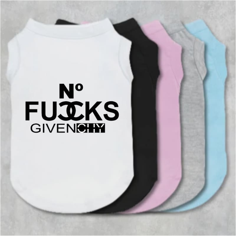 No F’s Given Dog Tank Top MADE TO ORDER, NEW ARRIVAL