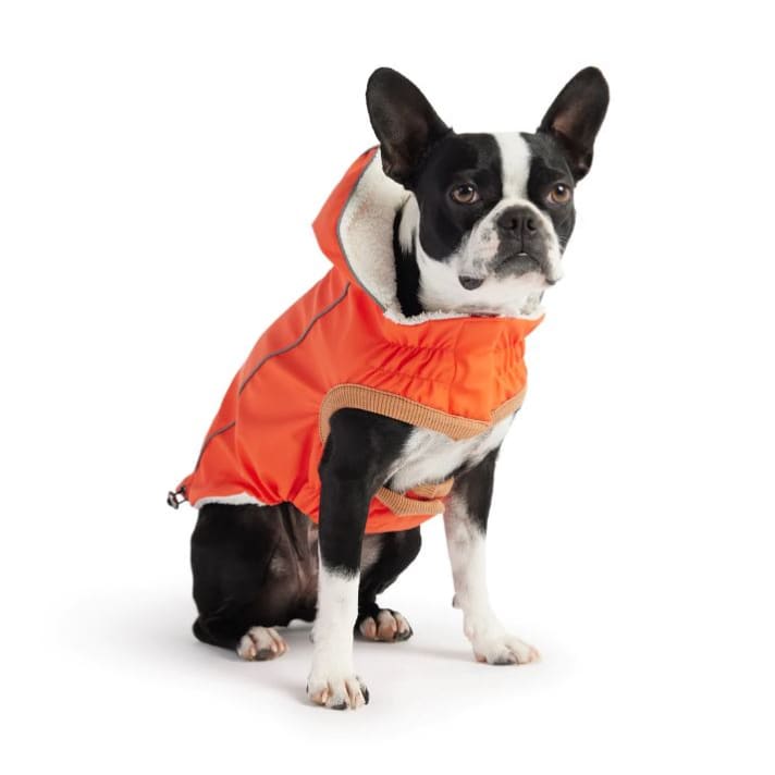 Orange Elasto-Fit Insulated Raincoat Dog Apparel NEW ARRIVAL