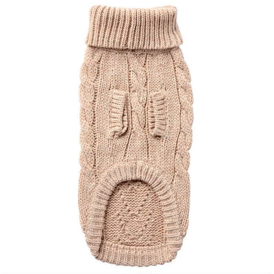 Oatmeal Chalet Sweater Dog Apparel