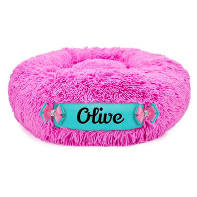 Perfect Pink & Bimini Blue Customizable Dog Bed NEW ARRIVAL