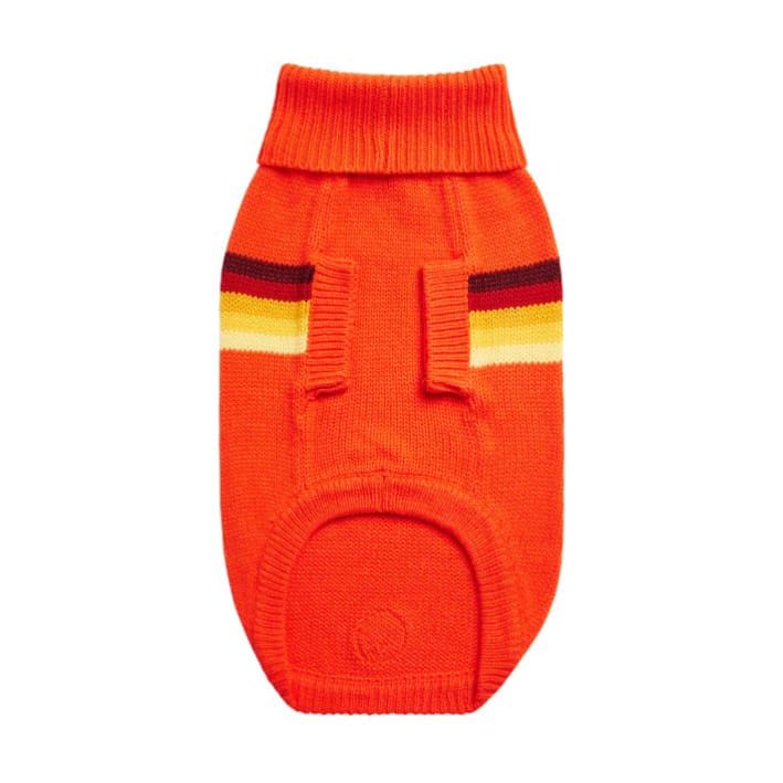 Orange Retro Dog Sweater Dog Apparel NEW ARRIVAL