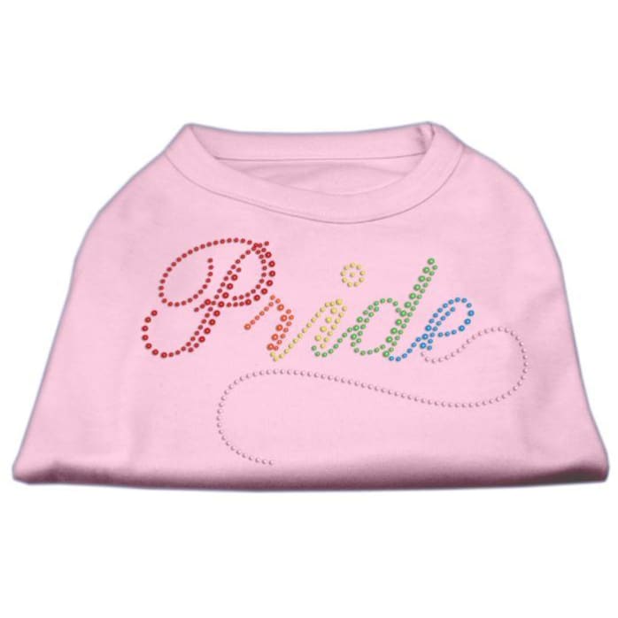 Pride Rhinestone Dog T-Shirt MIRAGE T-SHIRT, MORE COLOR OPTIONS