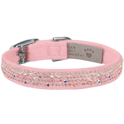 AB Crystals Puparoxy Ultrasuede Dog Collar Pet Collars & Harnesses MORE COLOR OPTIONS