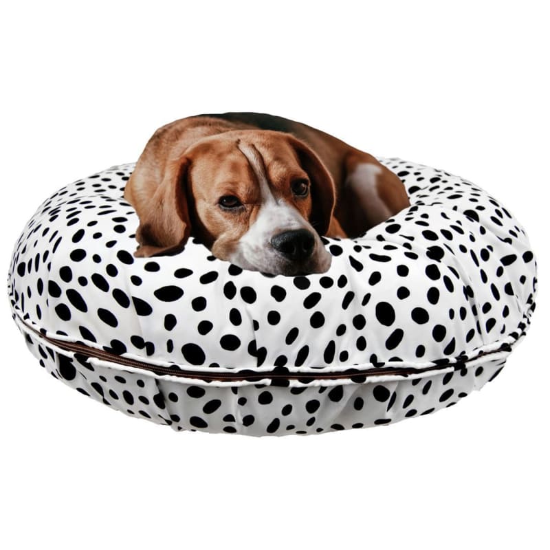 Polka Dot Outdoor Bagel Bed bagel beds for dogs, cute dog beds, donut beds for dogs, NEW ARRIVAL