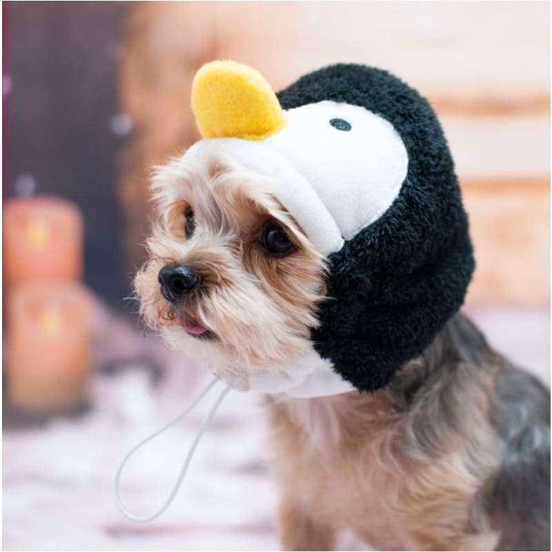 Furry Penguin Dog Hat – Ruff Houzin