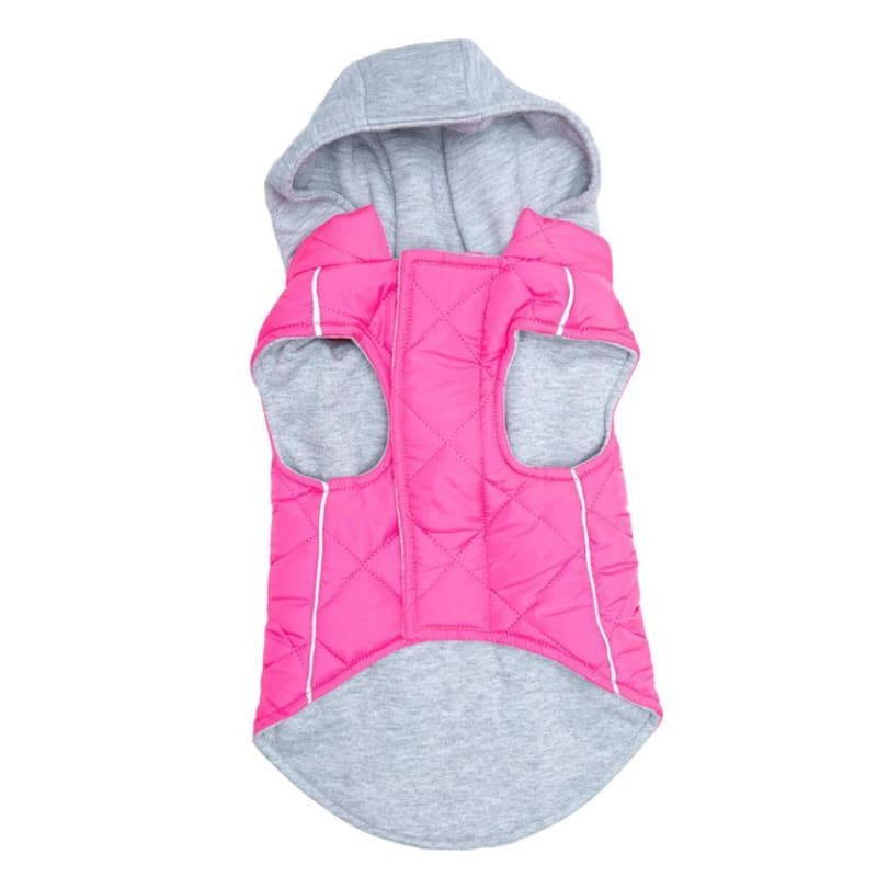 Weekend Sweatshirt Hoodie Dog Coat in Pink clothes for small dogs, cute dog apparel, cute dog clothes, dog apparel, dog sweaters
