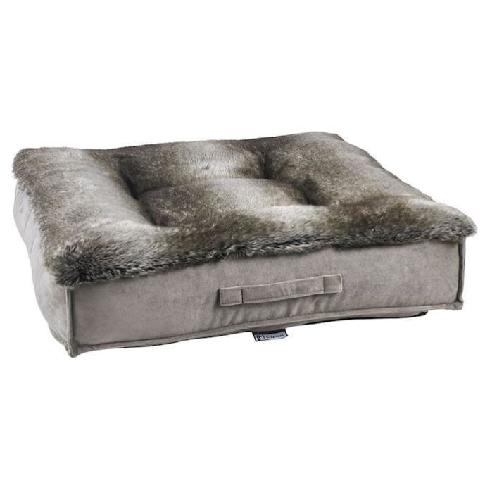 Chinchilla Faux Fur & Faux Sheepskin Piazza Dog Bed NEW ARRIVAL