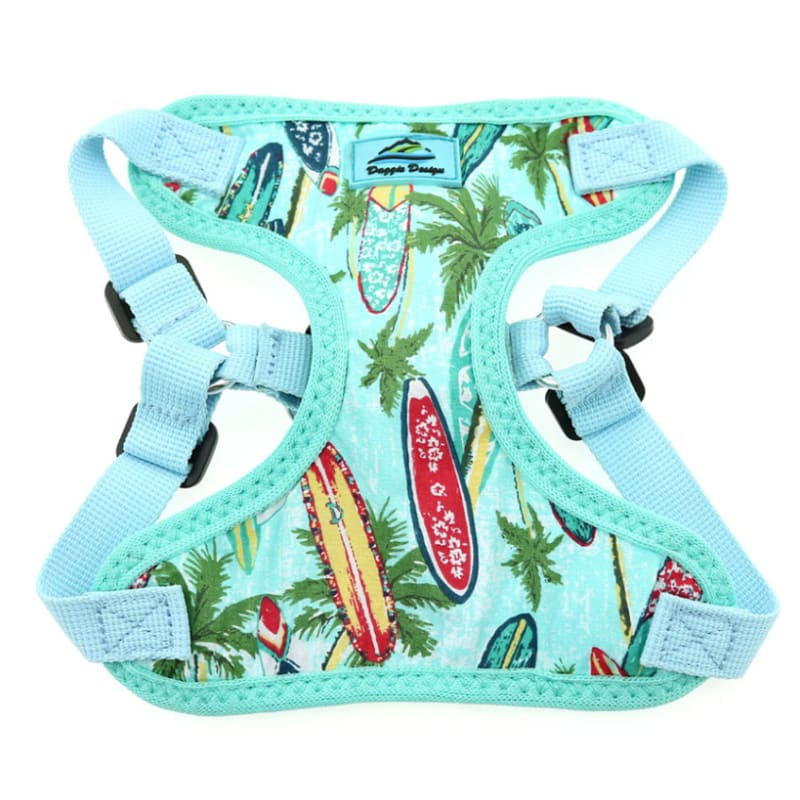 - Surfboards & Palms Wrap & Snap Dog Harness