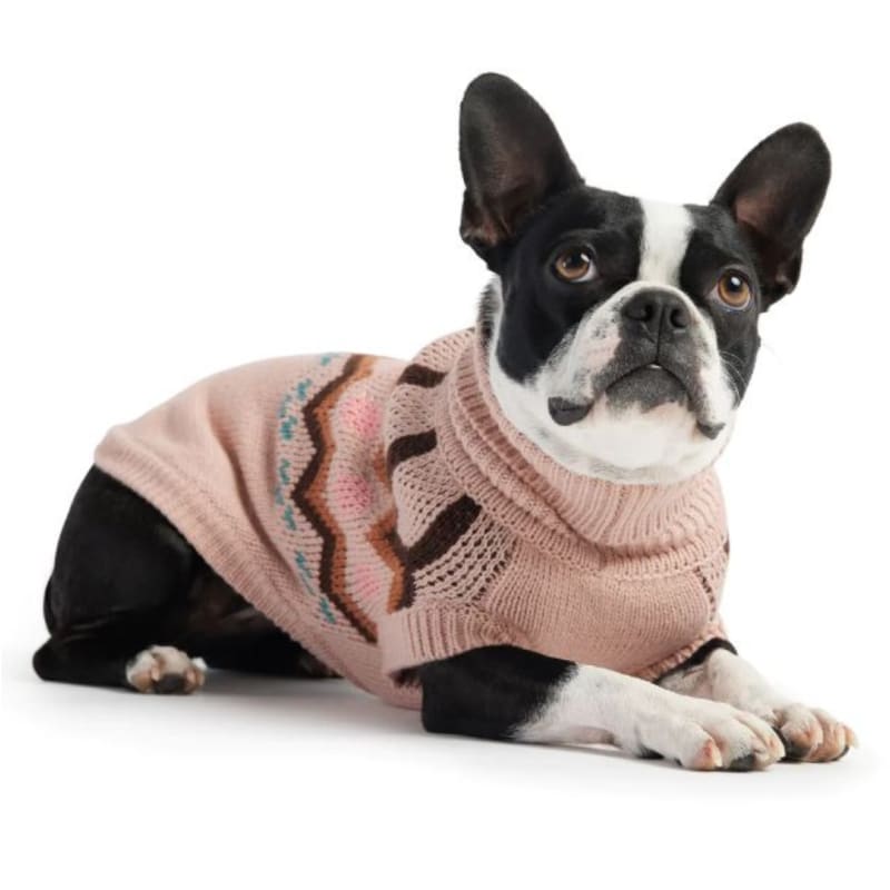Pink Heritage Dog Sweater Dog Apparel NEW ARRIVAL