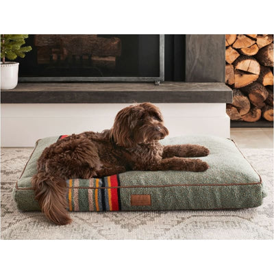 Yakima Camp Heather Green Pet Bed Dog Beds bolster dog beds, rectangle dog beds