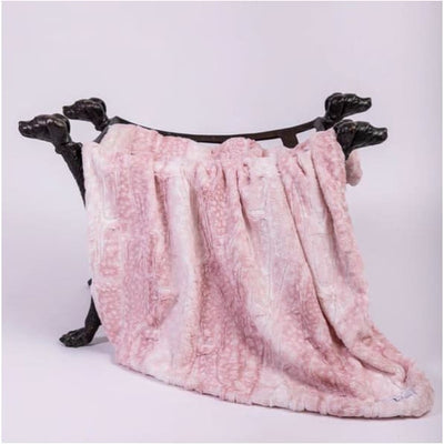 Pink Fawn Cashmere Dog Blanket Pet Bed Accessories blankets for dogs, luxury dog blankets, NEW ARRIVAL