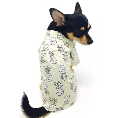 - Pineapple Dog Shirt in Yellow DOGO NEW ARRIVAL