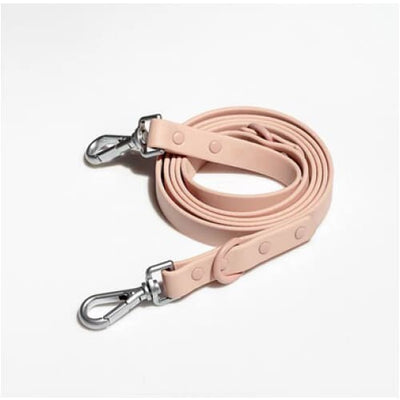 Blush Pink Flex-Poly Coated Waterproof Collar & Leash NEW ARRIVAL