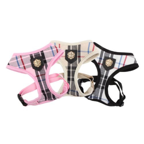 - Plaid Junior Dog Harness & Matching Leash Set New Arrival Puppia
