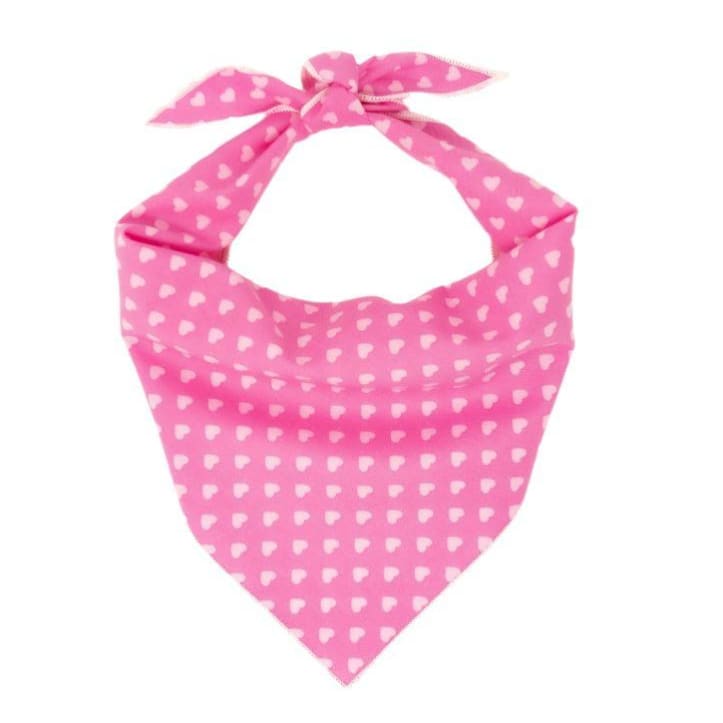 Pink Hearts Luxe Bandana NEW ARRIVAL