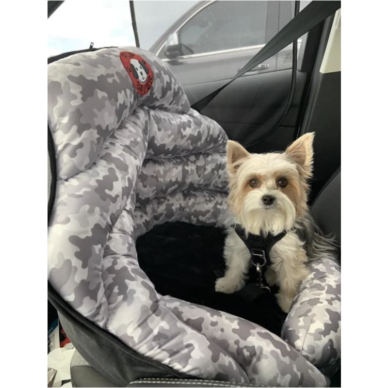 Pupsaver Gray Camo Dog Car Seat NEW ARRIVAL