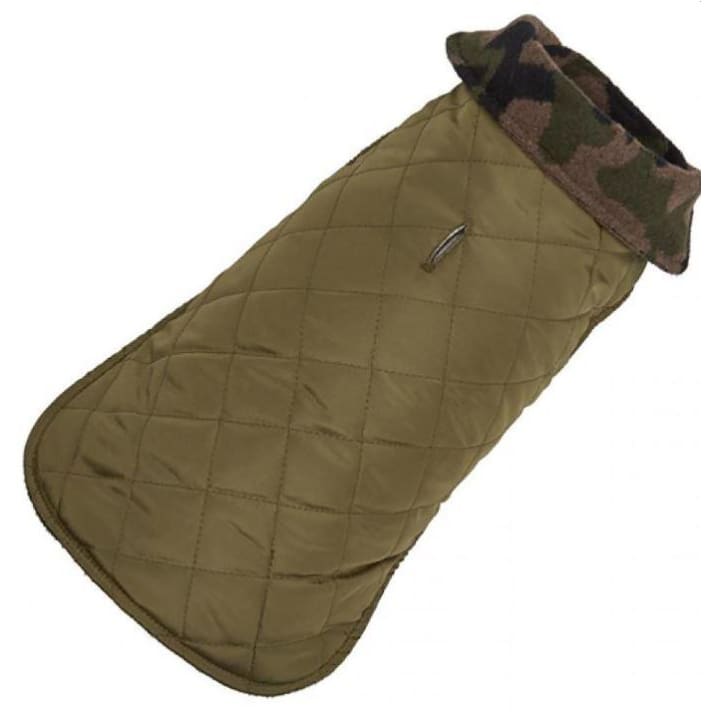 - Camo Quilted Revesible Dog Coat NEW ARRIVAL