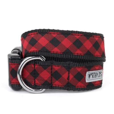 Bias Buffalo Red Collar & Leash Collection Pet Collars & Harnesses bling dog collars, cute dog collar, dog collars, fun dog collars, leather
