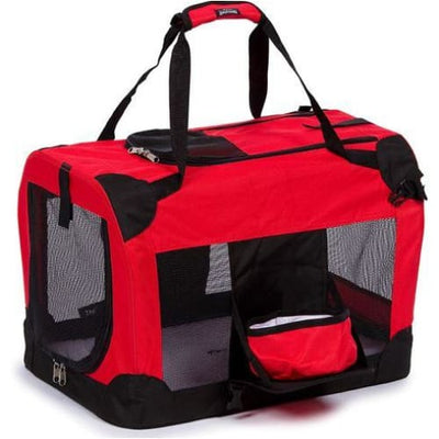 360° Vista-View Collapsible Travel Folding Pet Crate in Red NEW ARRIVAL