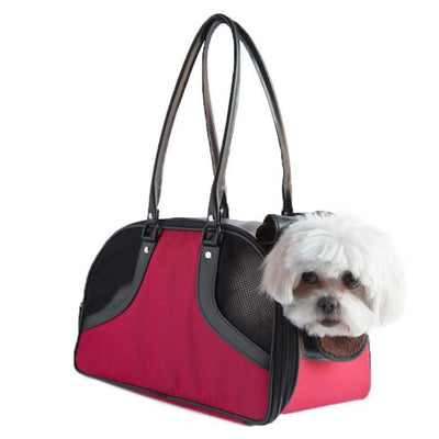 Roxy Red Dog Carrying Bag luxury dog carriers, luxury dog purse carriers, NEW ARRIVAL