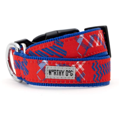 Red White and Blue Collar & Leash Collection Pet Collars & Harnesses 4th of july, bling dog collars, cute dog collar, dog collars, fun dog 
