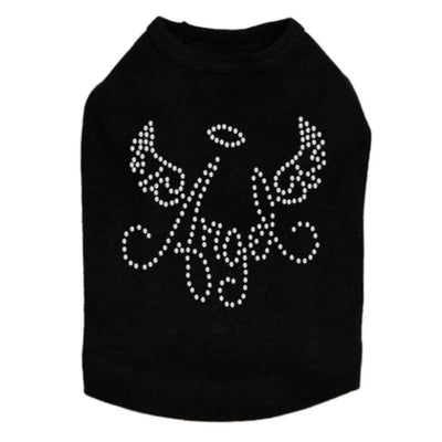 Angel Rhinestone Dog Tank Top clothes for small dogs, cute dog apparel, cute dog clothes, dog apparel, dog sweaters