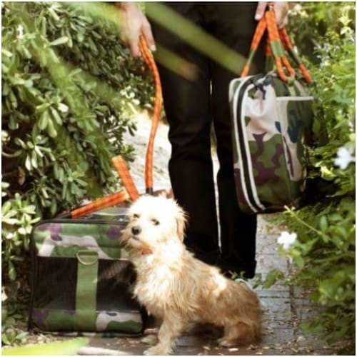 Out-of-Office Pet Carrier Camo/Orange NEW ARRIVAL