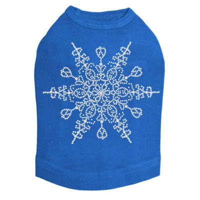 Snowflake Rhinestone Dog Tank Top clothes for small dogs, cute dog apparel, cute dog clothes, dog apparel, dog sweaters