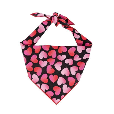 Red & Pink Ombre Hearts Luxe Bandana NEW ARRIVAL