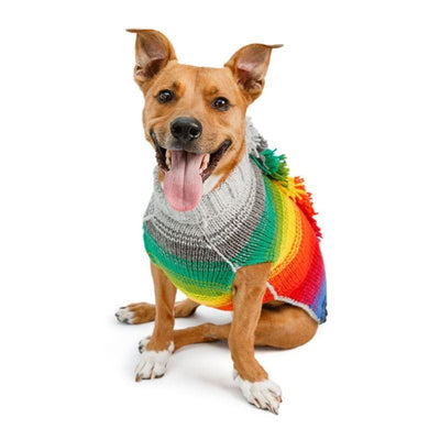 Rainbow Mohawk Wool Dog Sweater clothes for small dogs, cute dog apparel, cute dog clothes, dog apparel, dog hoodies