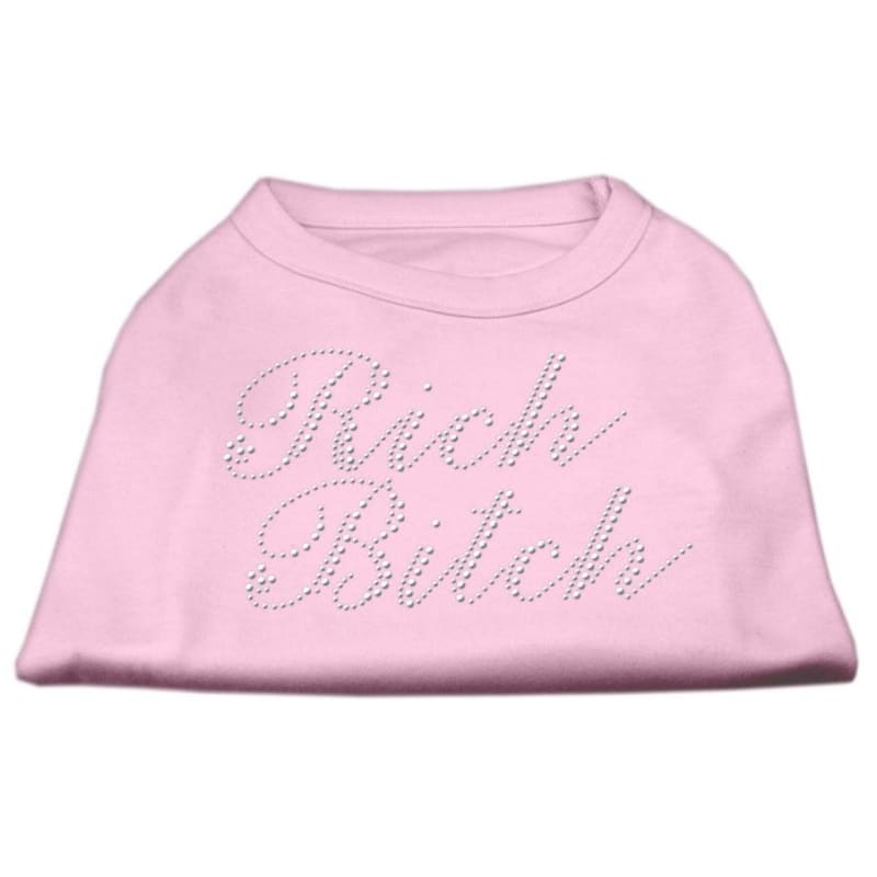Rich B!tch Rhinestone T-Shirt MIRAGE T-SHIRT, MORE COLOR OPTIONS