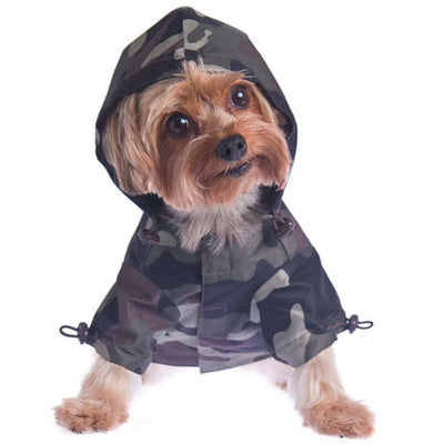 - Convoy Camo Reflective Dog Raincoat