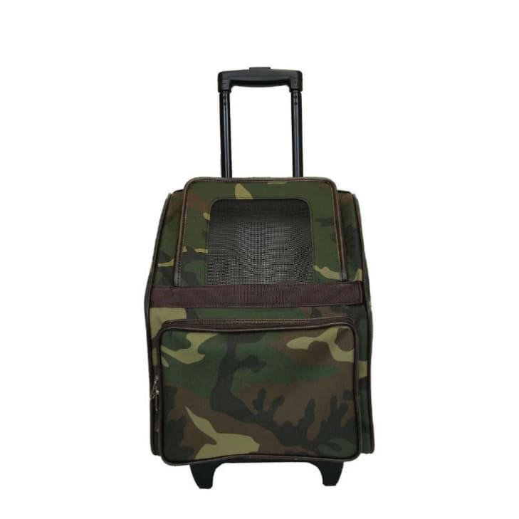 Rio Camo 3-in-1 Dog Carrier On Wheels Pet Carriers & Crates dog carriers, luxury dog carrier on wheels, luxury dog carriers, luxury dog 
