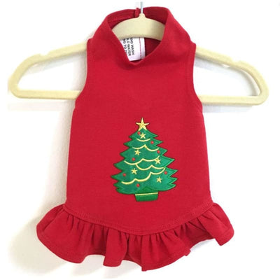 Christmas Tree Flounce Dress MORE COLOR OPTIONS