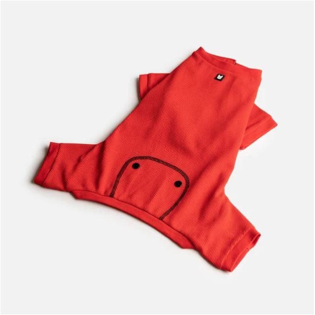 Red Thermal Dog Onesie + Matching Human PJ’s NEW ARRIVAL, PAJAMAS