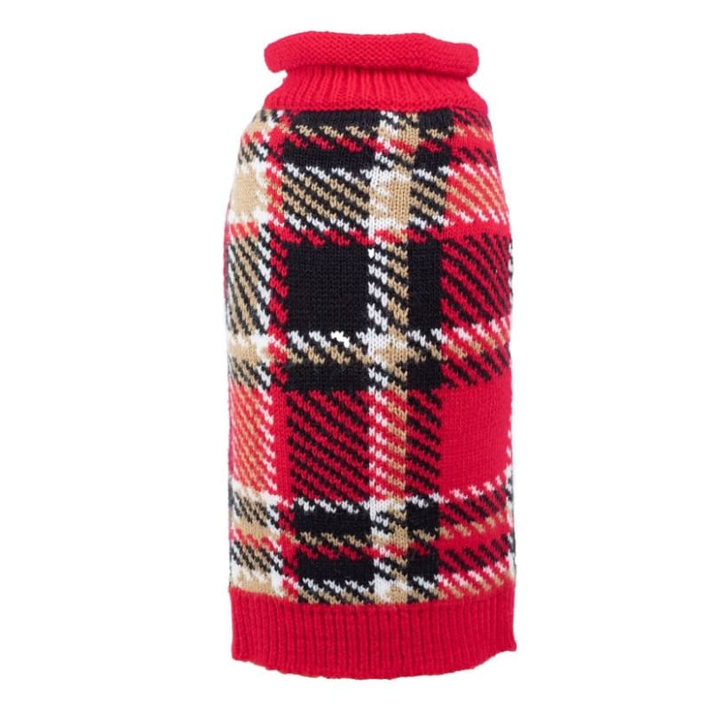Red Plaid Dog Sweater Dog Apparel clothes for small dogs, cute dog apparel, cute dog clothes, dog apparel, dog hoodies