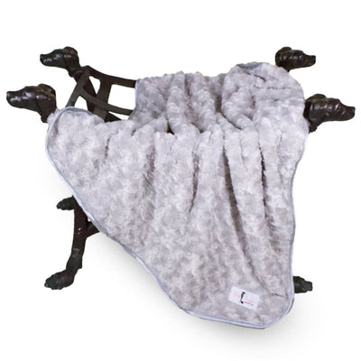 Silver Rosebud Dog Blanket blankets for dogs, luxury dog blankets