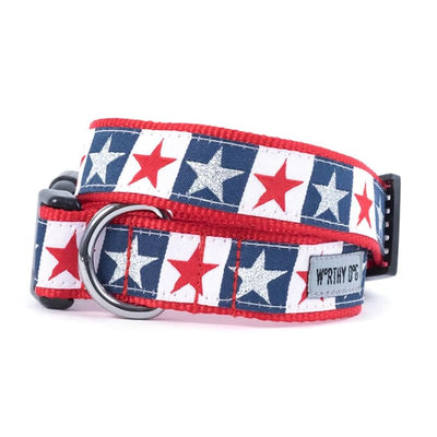 Stars and Stripes Collar & Leash Collection Pet Collars & Harnesses 4th of july, bling dog collars, cute dog collar, dog collars, fun dog 