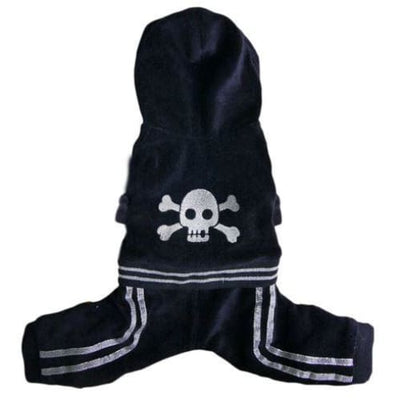 Skully Jumper Lounge Tracksuit clothes for small dogs, cute dog apparel, cute dog clothes, dog apparel, dog jumpsuits