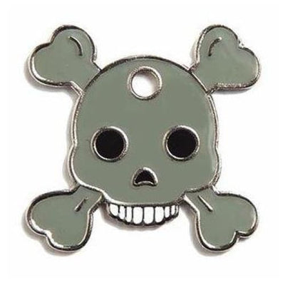 Skull & Bones Engravable Pet ID Tag NEW ARRIVAL