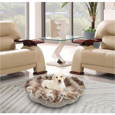 Simba and Natural Beauty Cuddle Pod burrow beds for dogs, dog nest, dog snuggle beds