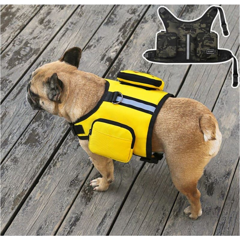 Jumahe Reflective Sport Dog Backpack dog harnesses, harnesses for small dogs, MORE COLOR OPTIONS, NEW ARRIVAL, PET LIFE