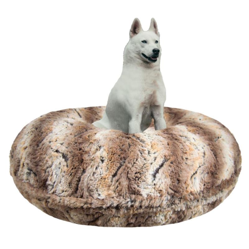 Simba Shag Bagel Bed bagel beds for dogs, cute dog beds, donut beds for dogs, MADE TO ORDER, NEW ARRIVAL