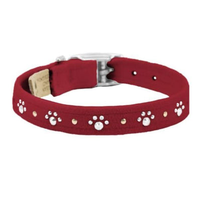 Crystal Paws Ultrasuede Collar MORE COLOR OPTIONS, NEW ARRIVAL