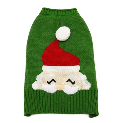 Santa Face Dog Sweater Dog Apparel clothes for small dogs, cute dog apparel, cute dog clothes, dog apparel, dog hoodies