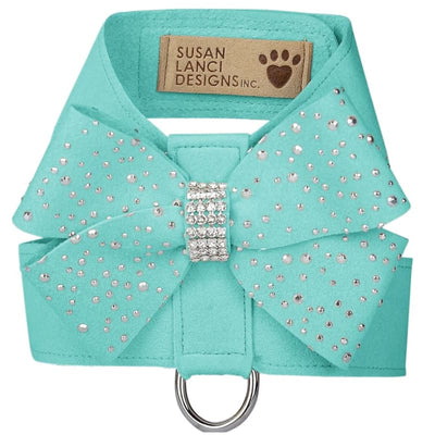 Stardust Nouveau Bow Ultrasuede Tinkie Harness Pet Collars & Harnesses MORE COLOR OPTIONS