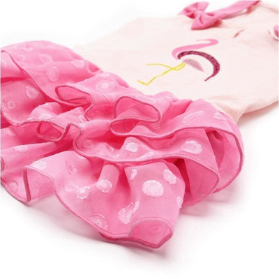 - Sequin Flamingo Dog Dress Coats Dresses New Arrival